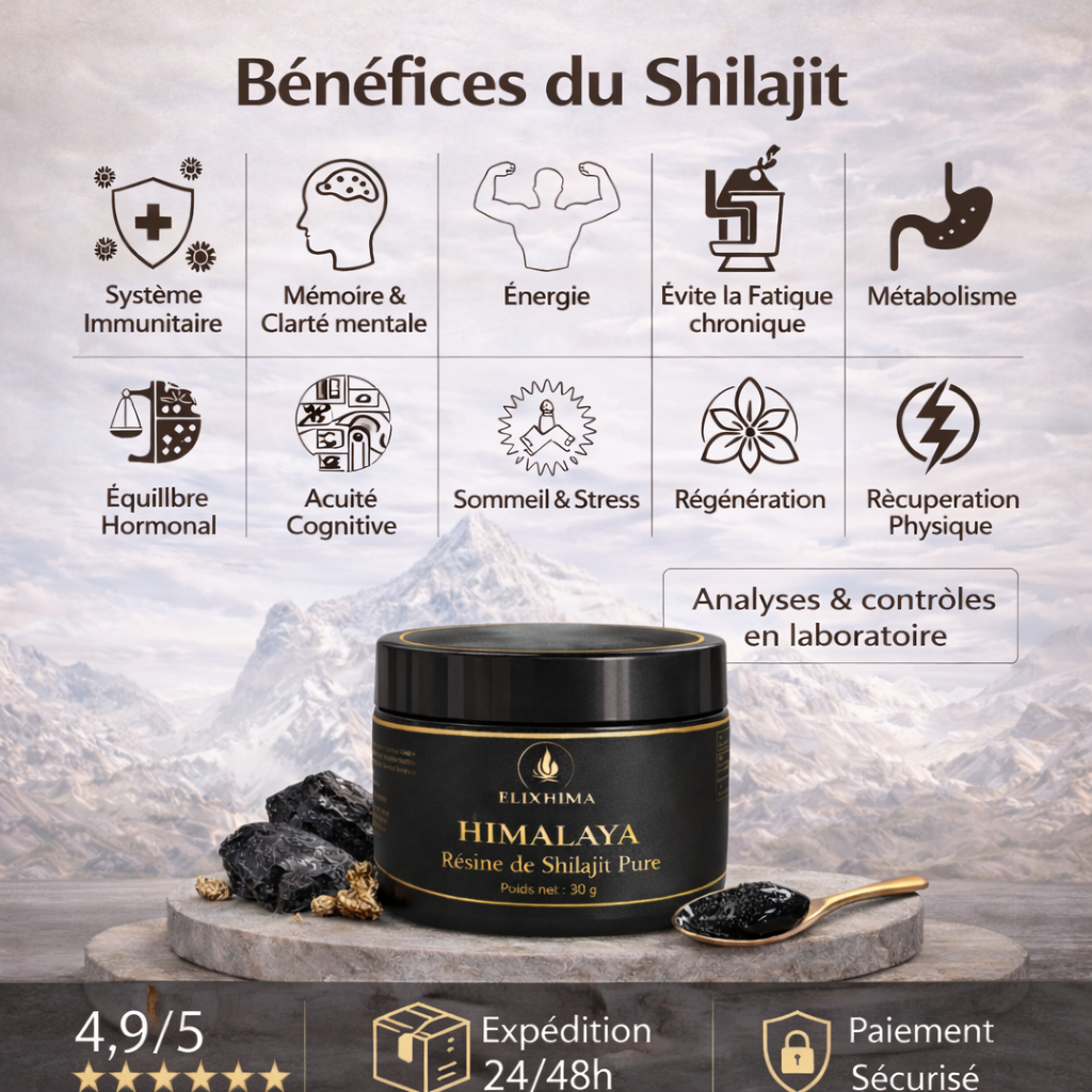 ElixHima — Résine de Shilajit Premium 30g